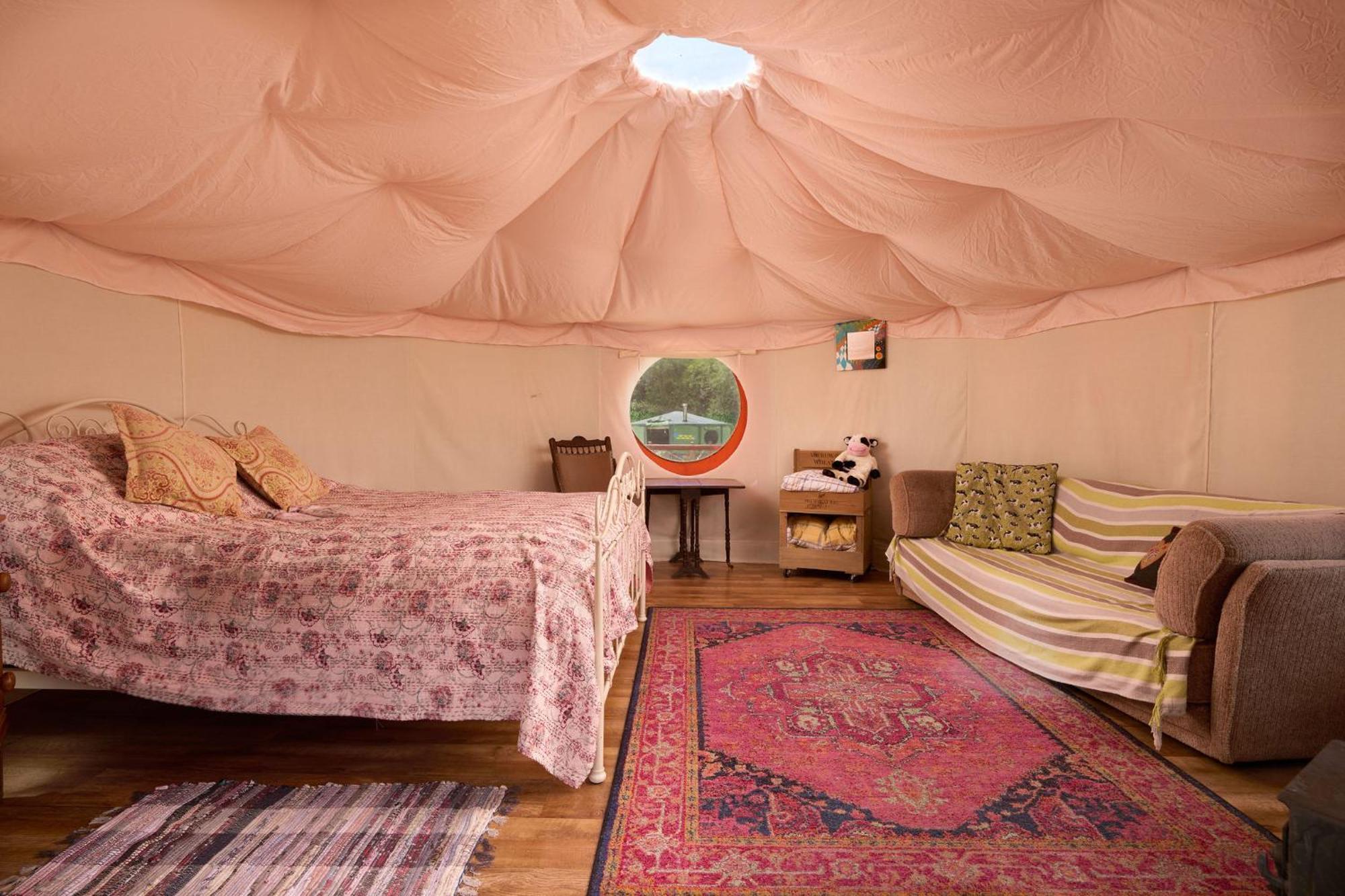 Allercombe Farm Glamping Yurts & Wild Luxury tent South Brent