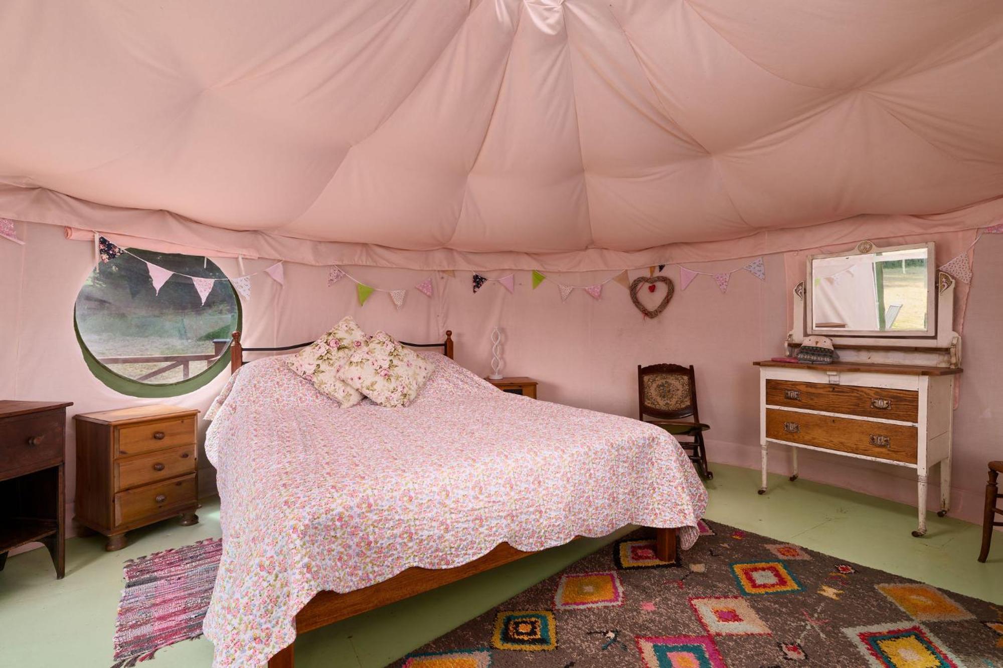 Allercombe Farm Glamping Yurts & Wild Luxury tent South Brent