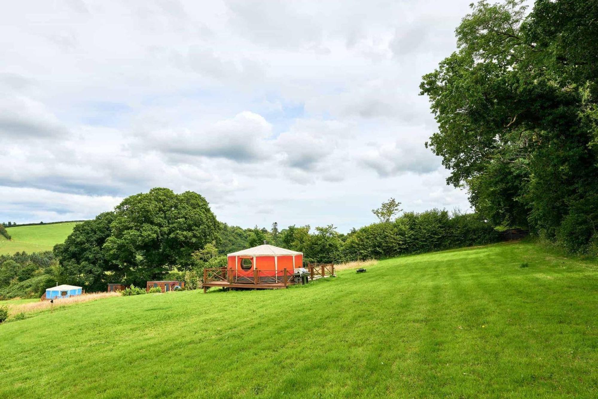 Allercombe Farm Glamping Yurts & Wild Luxury tent South Brent